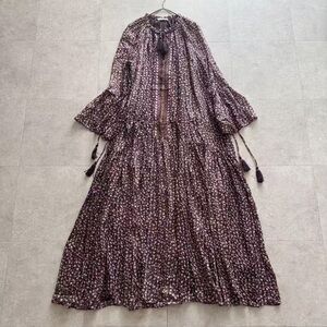 Ulla Johnson Plum Floral Maxi Dress